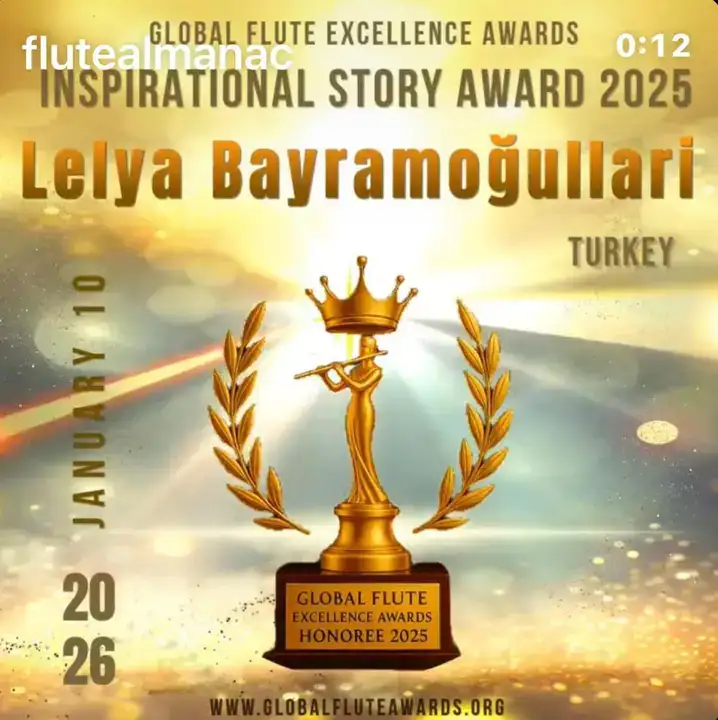 Antalya'dan Flüt Sanatçısı Lelya Bayramoğulları'na Küresel Ödül 2